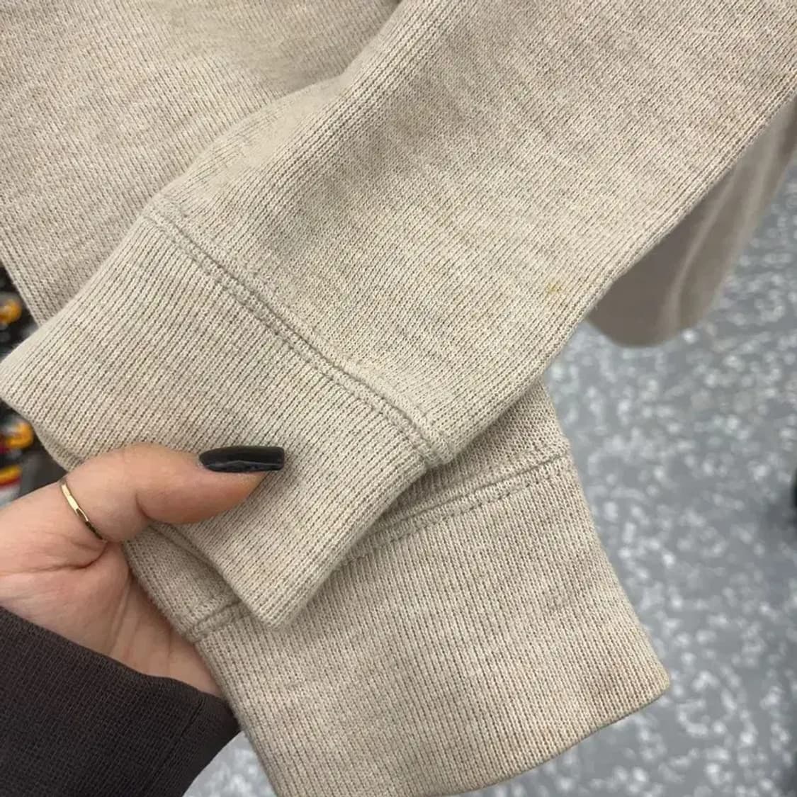 폴로 랄프로렌 빈티지 폭닥 오트밀 반집업 니트 L C07446 상품이미지7