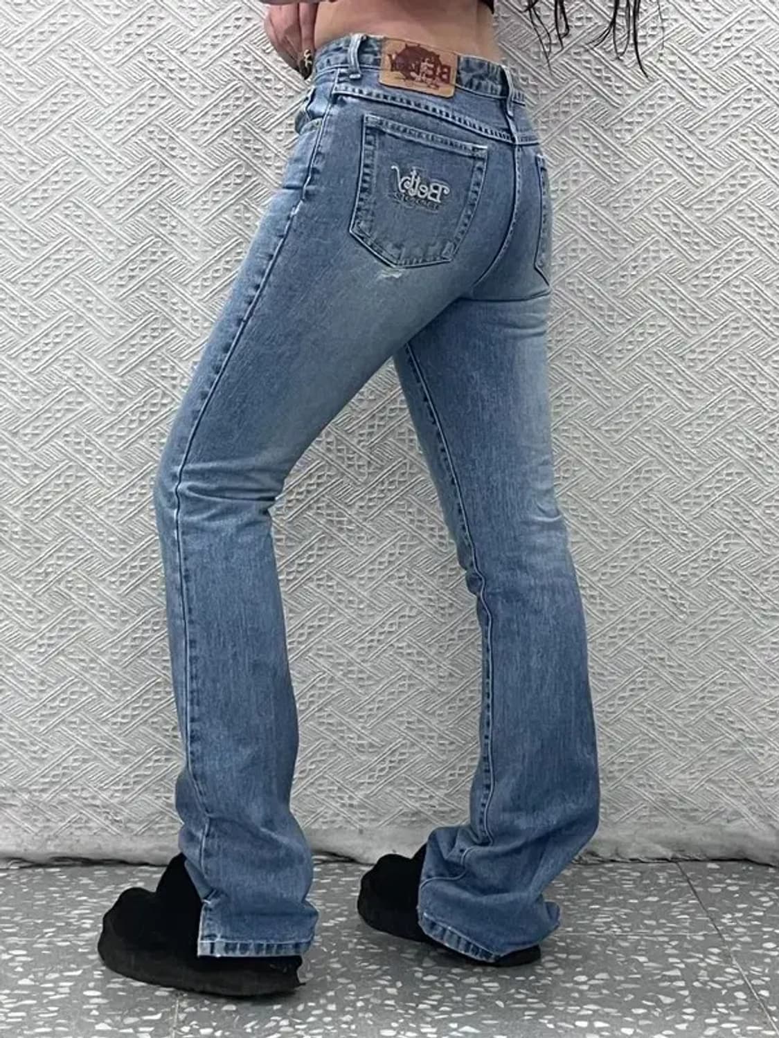 베티붑 빈티지 키치 자수 워싱 데님팬츠 27 C07470 상품이미지1