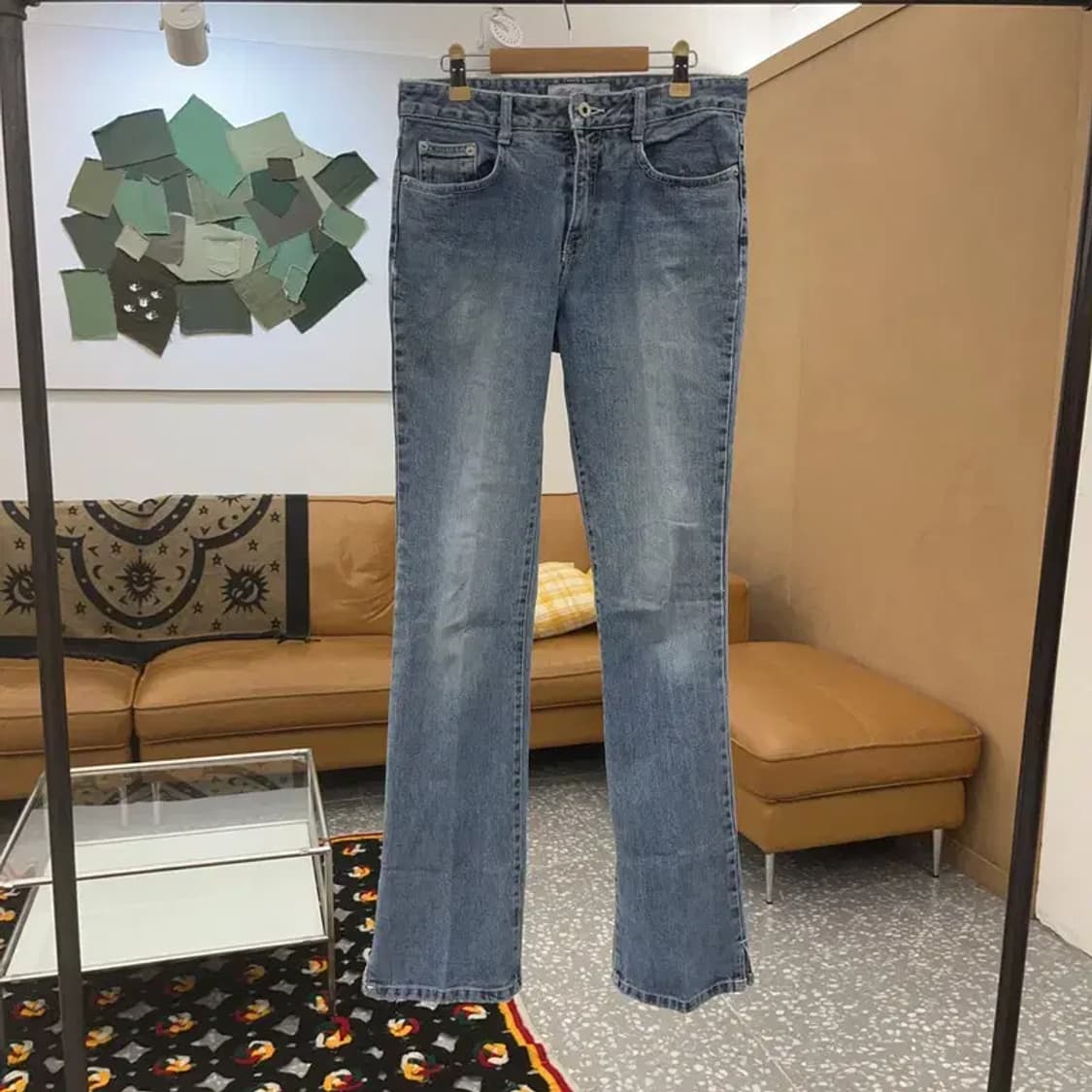 베티붑 빈티지 키치 자수 워싱 데님팬츠 27 C07470 상품이미지3