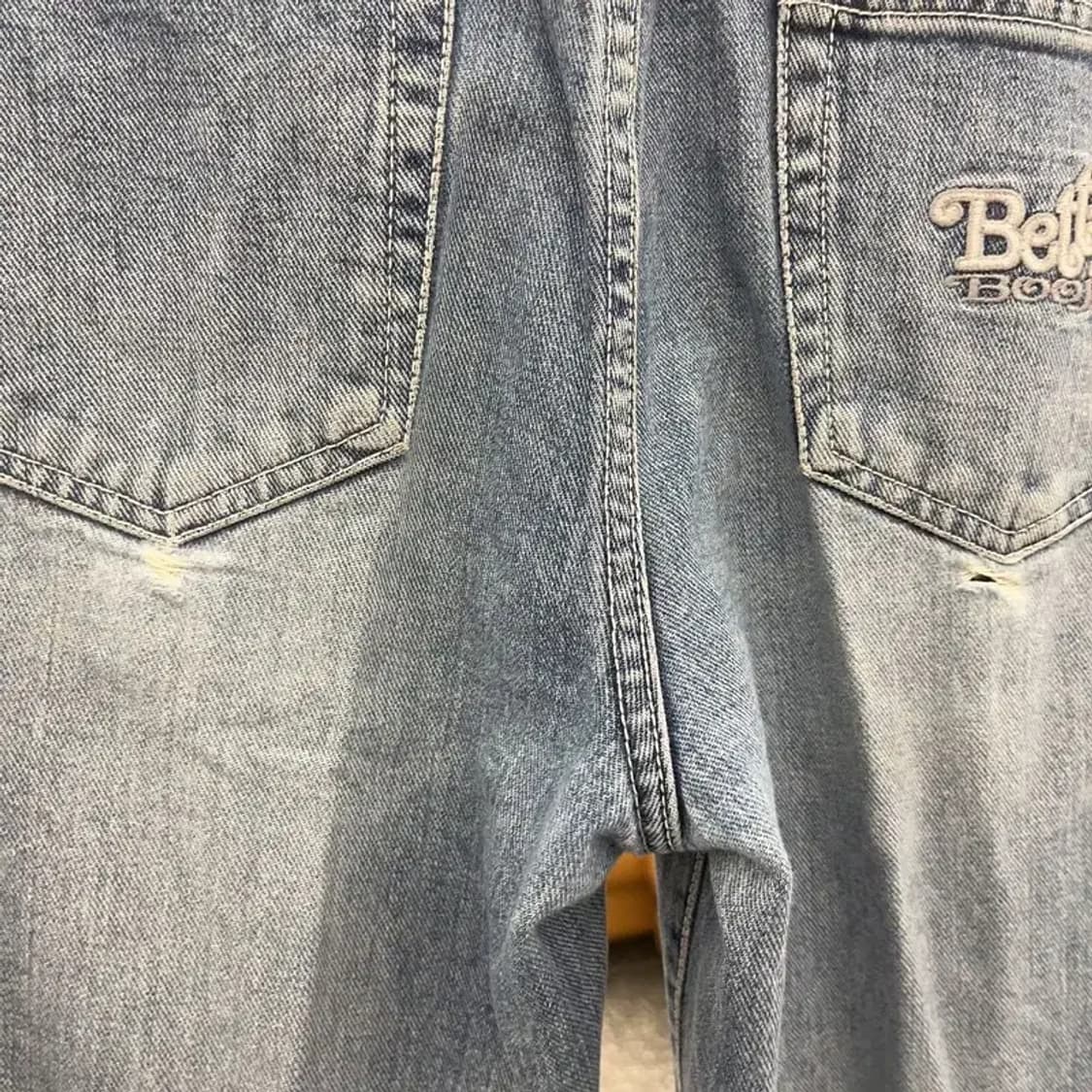 베티붑 빈티지 키치 자수 워싱 데님팬츠 27 C07470 상품이미지5