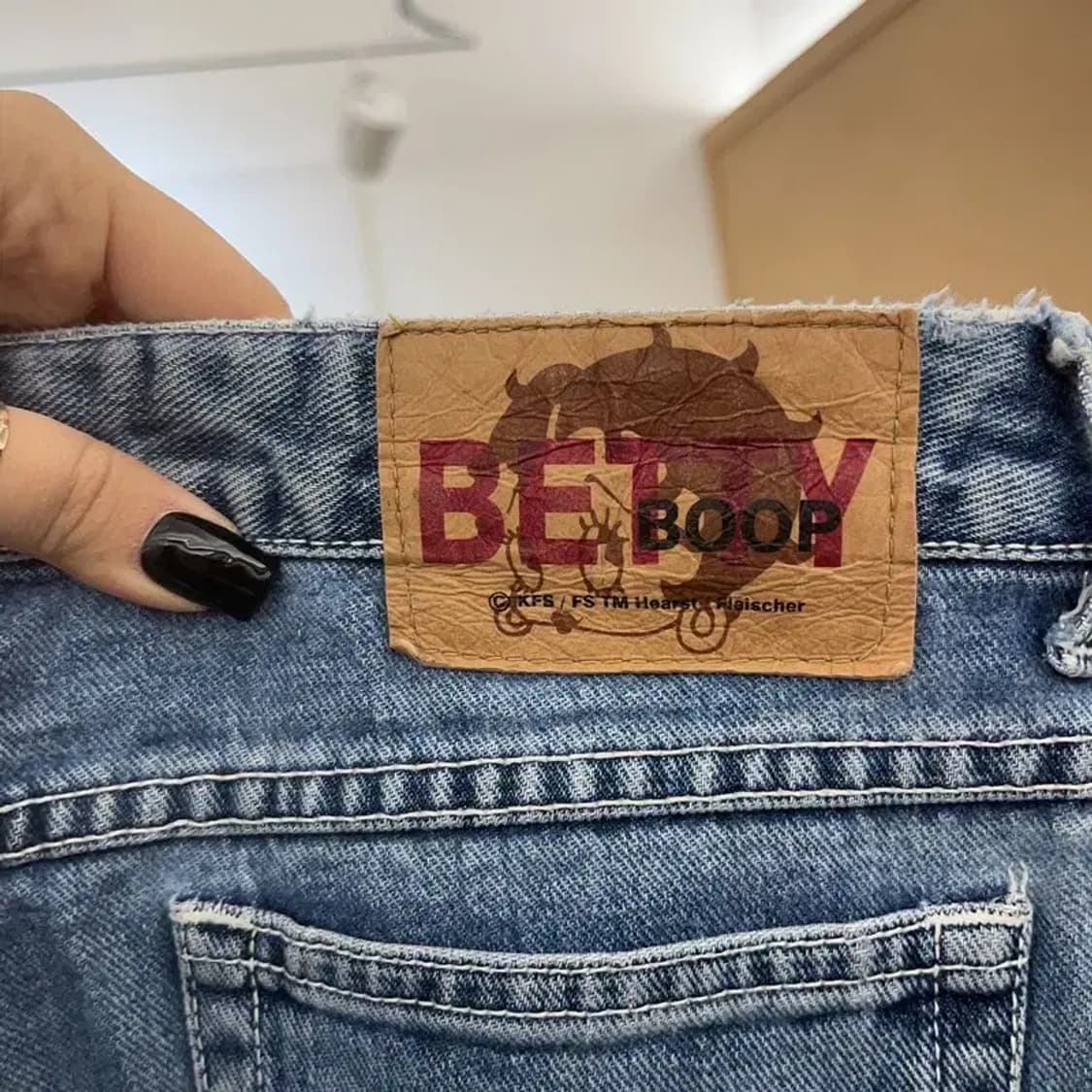 베티붑 빈티지 키치 자수 워싱 데님팬츠 27 C07470 상품이미지6