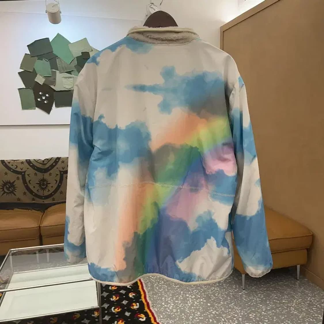 널디 레인보우 스카이 리버시블 양면 양털 후리스 110 C07447 상품이미지3