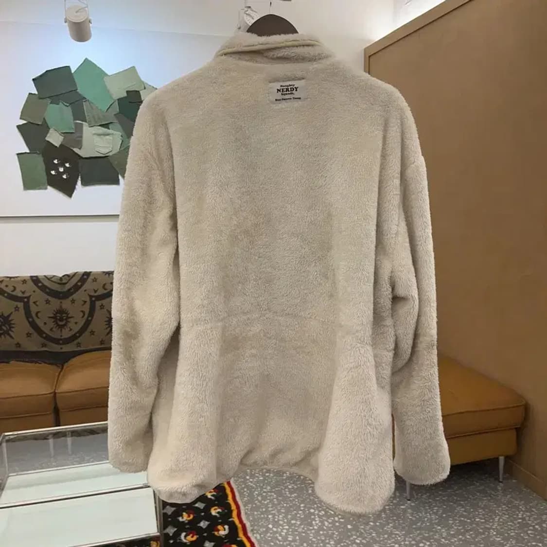 널디 레인보우 스카이 리버시블 양면 양털 후리스 110 C07447 상품이미지6