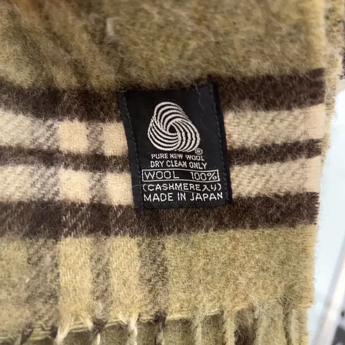 발망 빈티지 모던 캐주얼 울 체크 목도리 C07474 상품이미지4