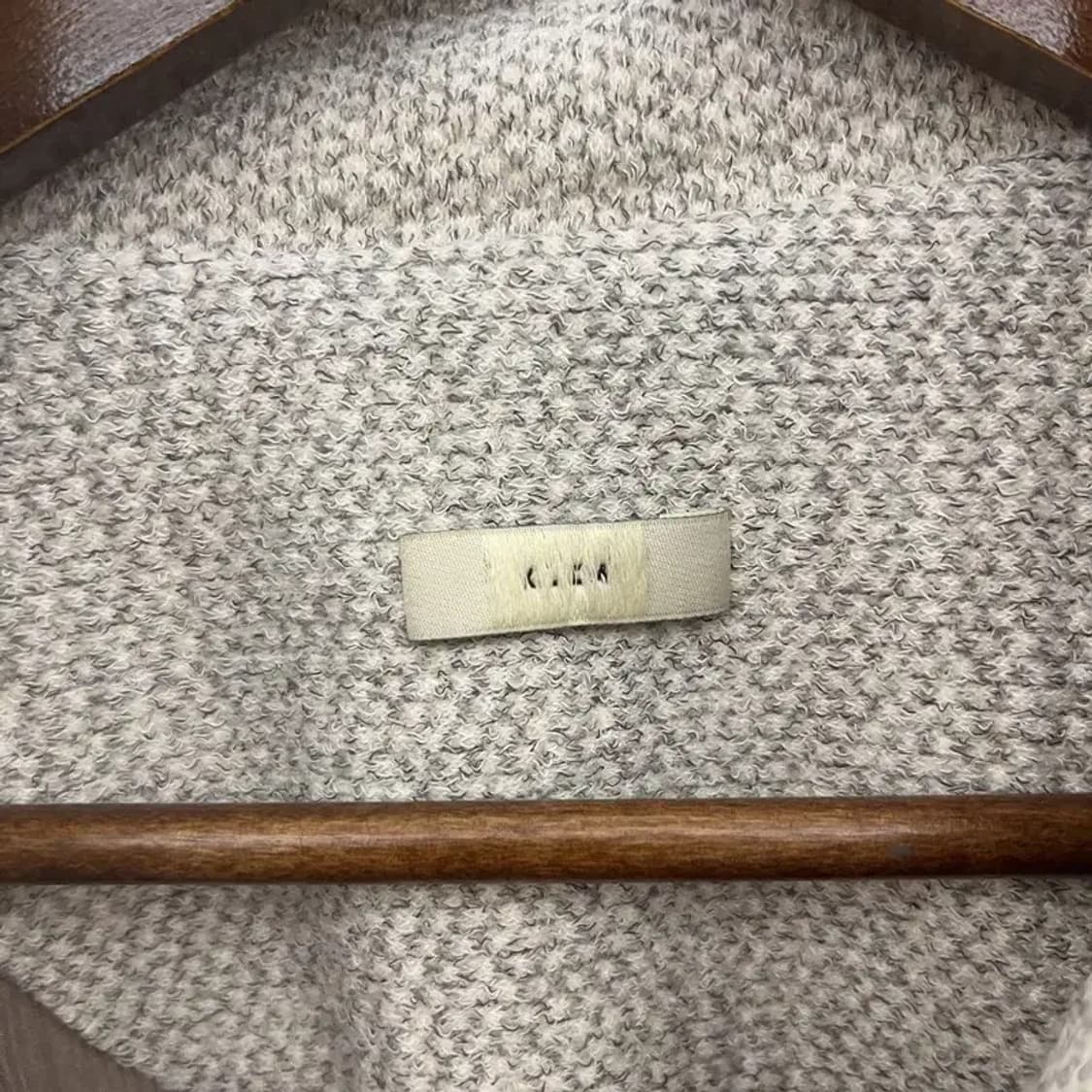 엑슬림 xlim ep8 유니트 트위드 니트 져지 집업 자켓 C07450 상품이미지5