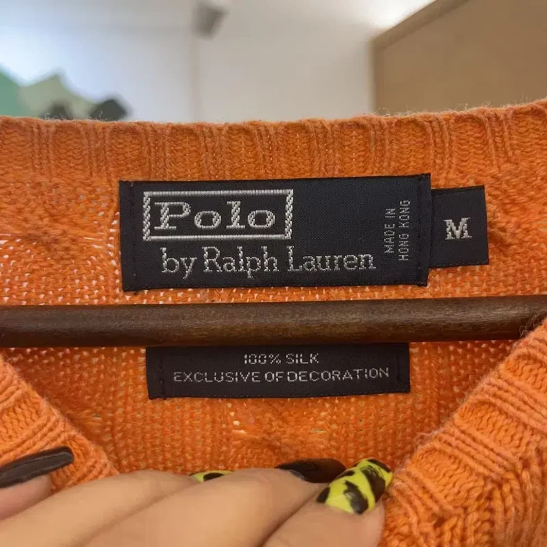 폴로 랄프로렌 Y2K 키치 유니크 오렌지 니트 M C07463 상품이미지5