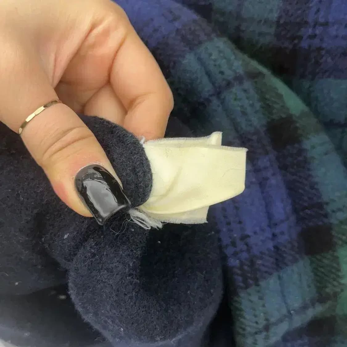 폴로 랄프로렌 블랙와치 홀리데이 체크 후드 미디 코트 95 C07451 상품이미지6