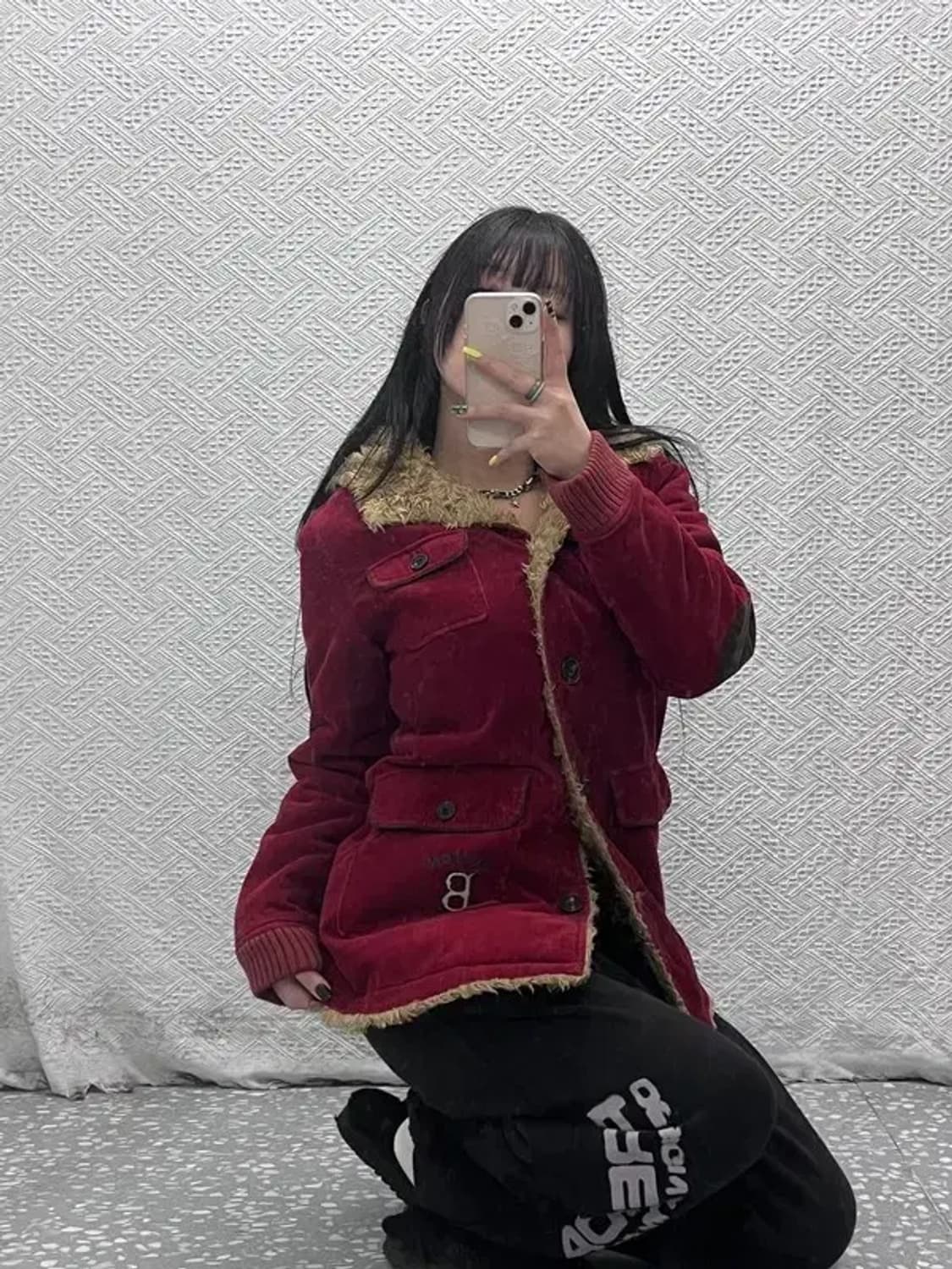 MLB 보스턴 빈티지 코듀로이 털모자 멀티포켓 자켓 95 C07455 상품이미지2