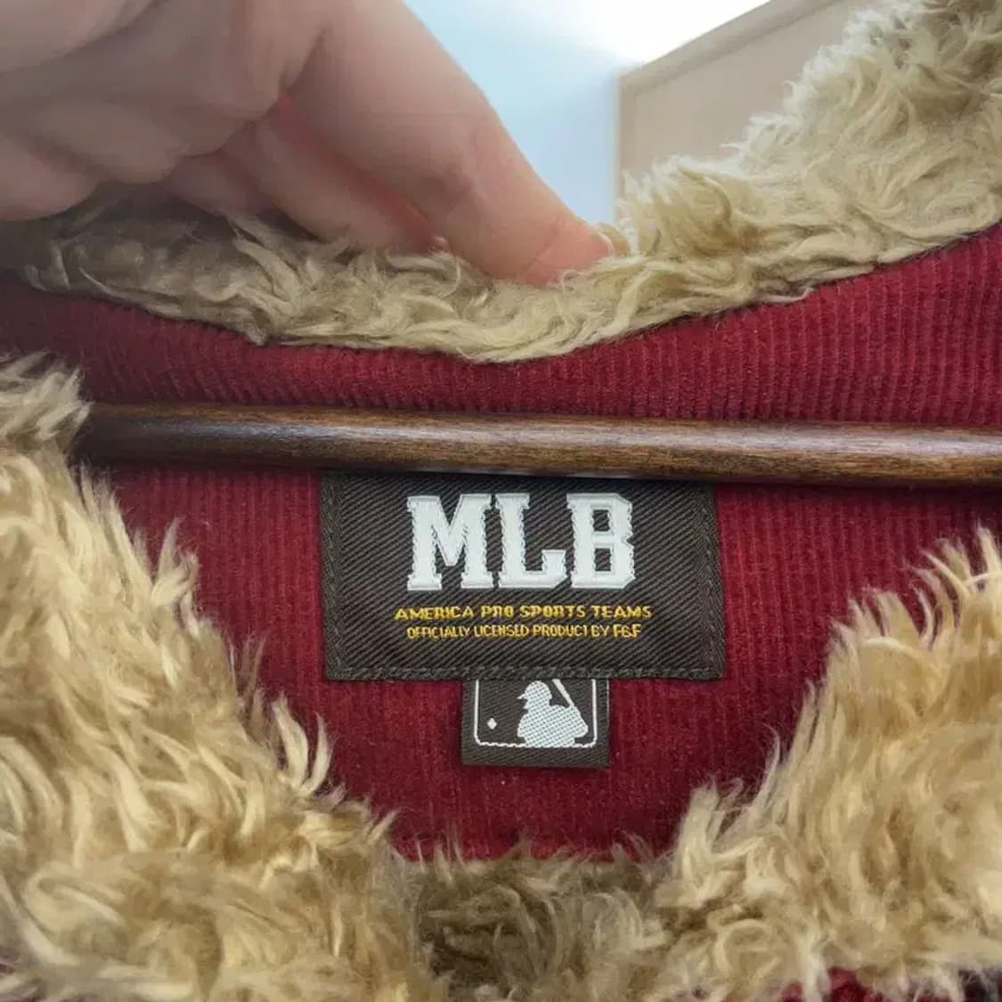 MLB 보스턴 빈티지 코듀로이 털모자 멀티포켓 자켓 95 C07455 상품이미지5