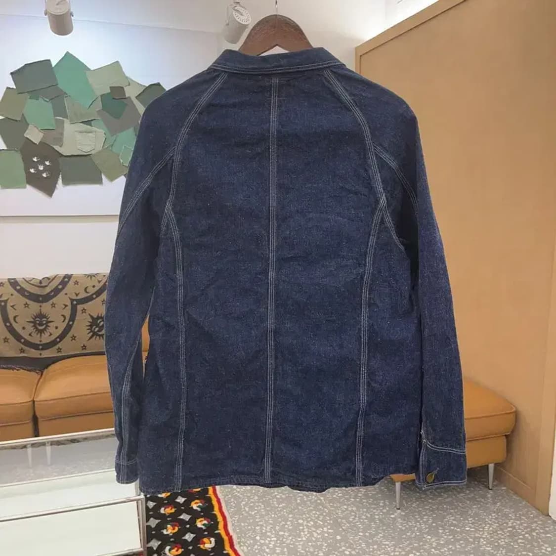 오슬로우 빈티지 재팬 데님 커버올 트러커 자켓 C07458 상품이미지4
