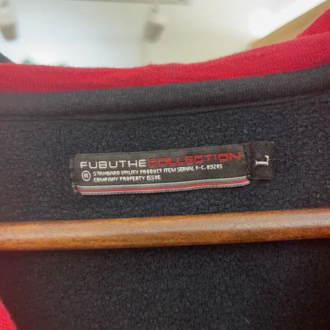 푸부 FUBU 희귀 00's 빅로고 약기모 후드집업 L C07464 상품이미지5