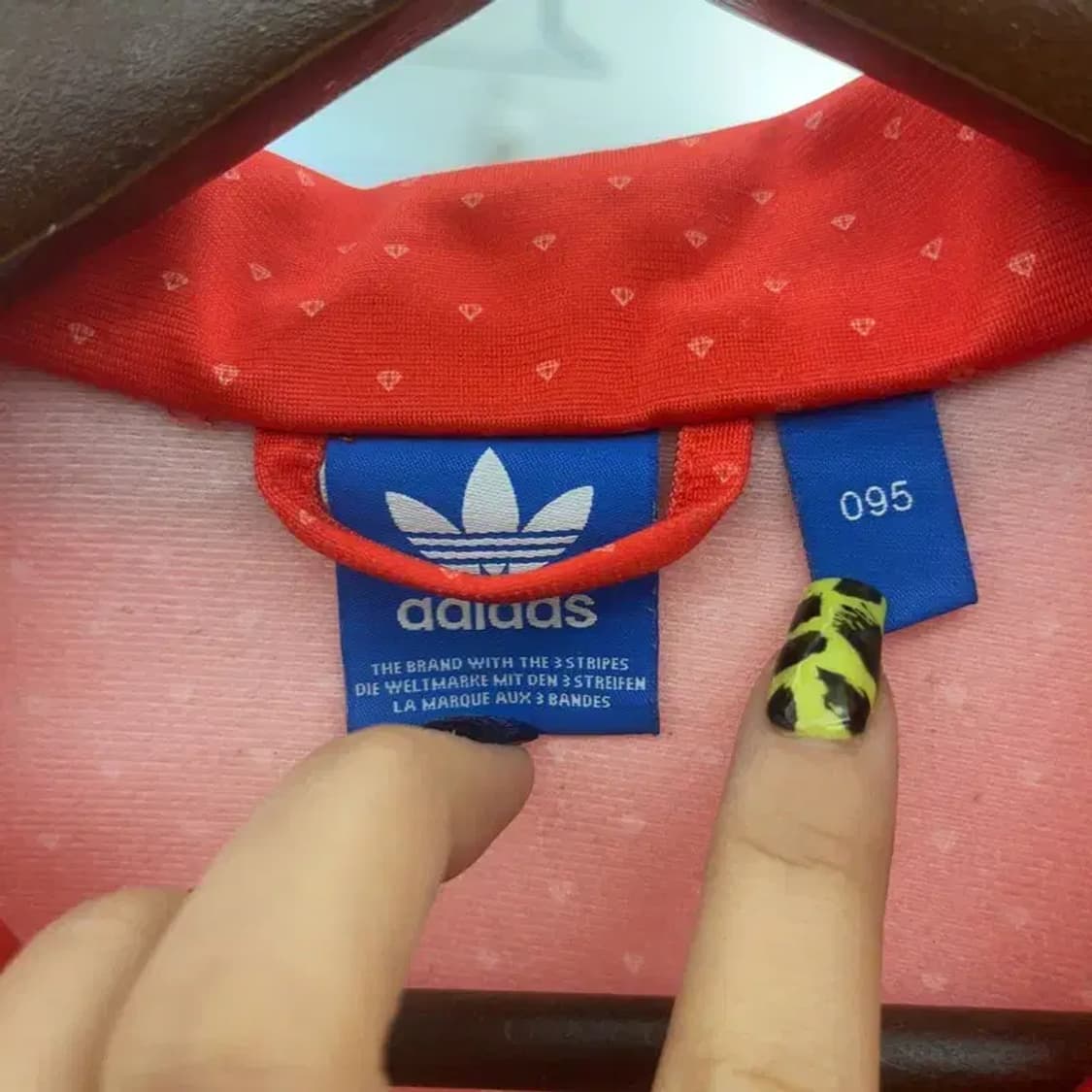 아디다스 Y2K 대장급 키치 주얼리 패턴 져지 집업 95 C07478 상품이미지5