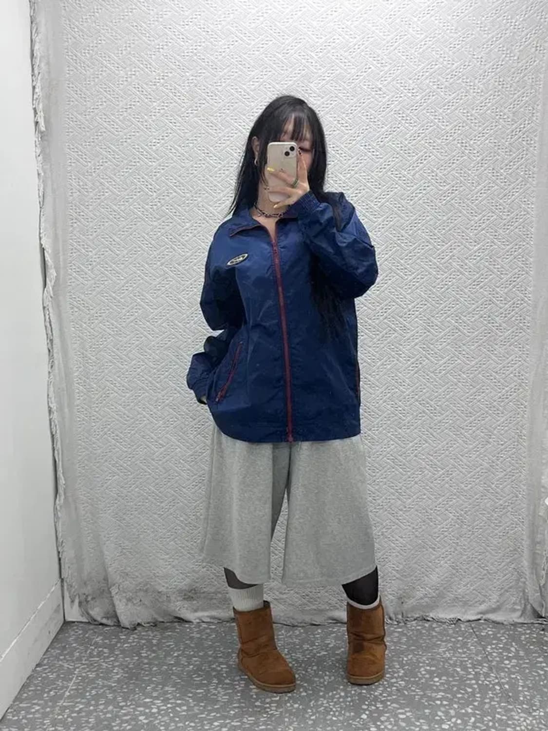 나이키 올드스쿨 레트로 00's 바람막이 자켓 M C07479 상품이미지2