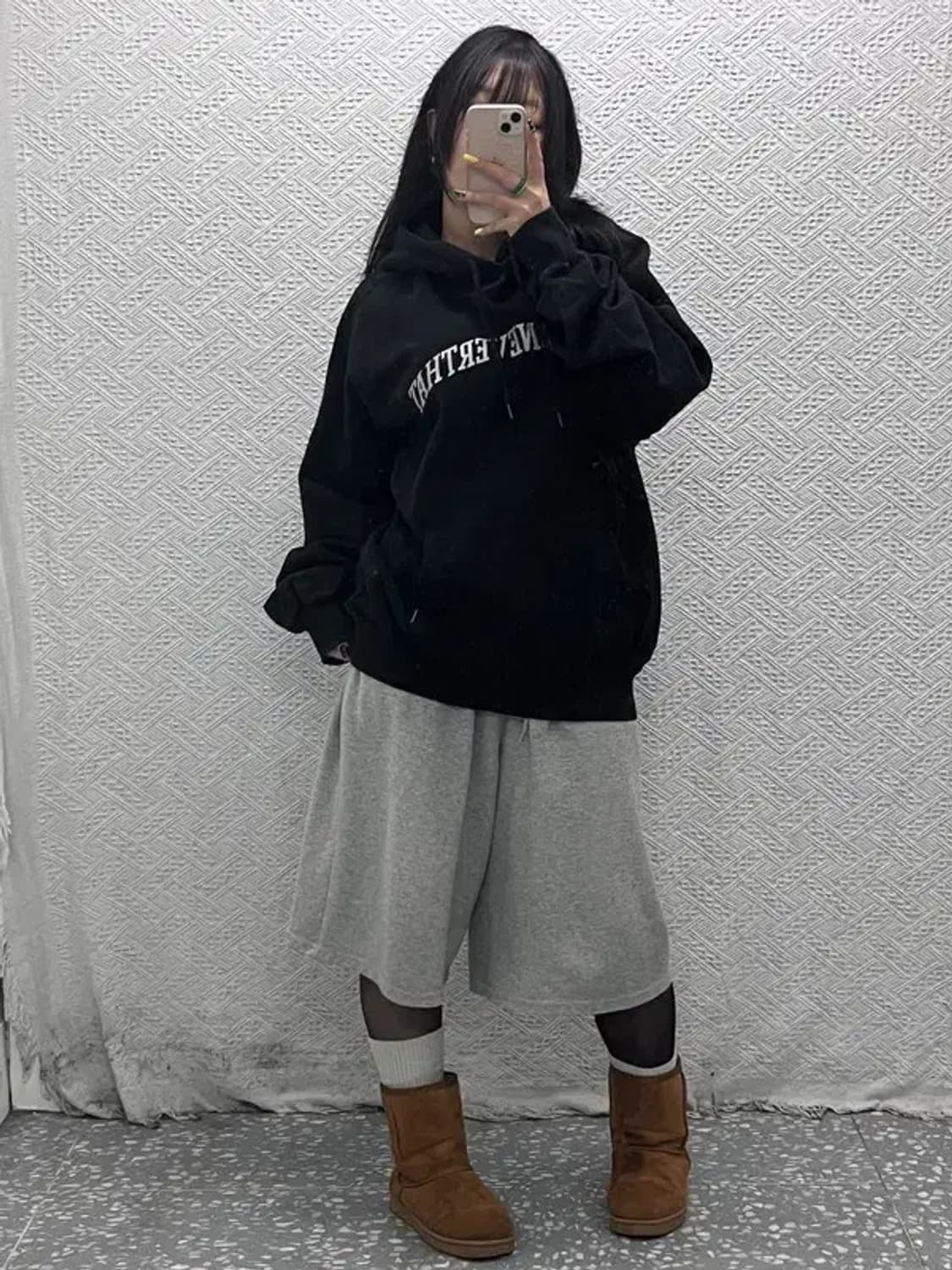 디스이즈네버댓 스트릿 힙합 스펠로고 약기모 후드티 XL C07481 상품이미지2