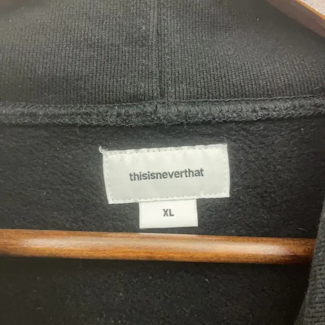 디스이즈네버댓 스트릿 힙합 스펠로고 약기모 후드티 XL C07481 상품이미지5