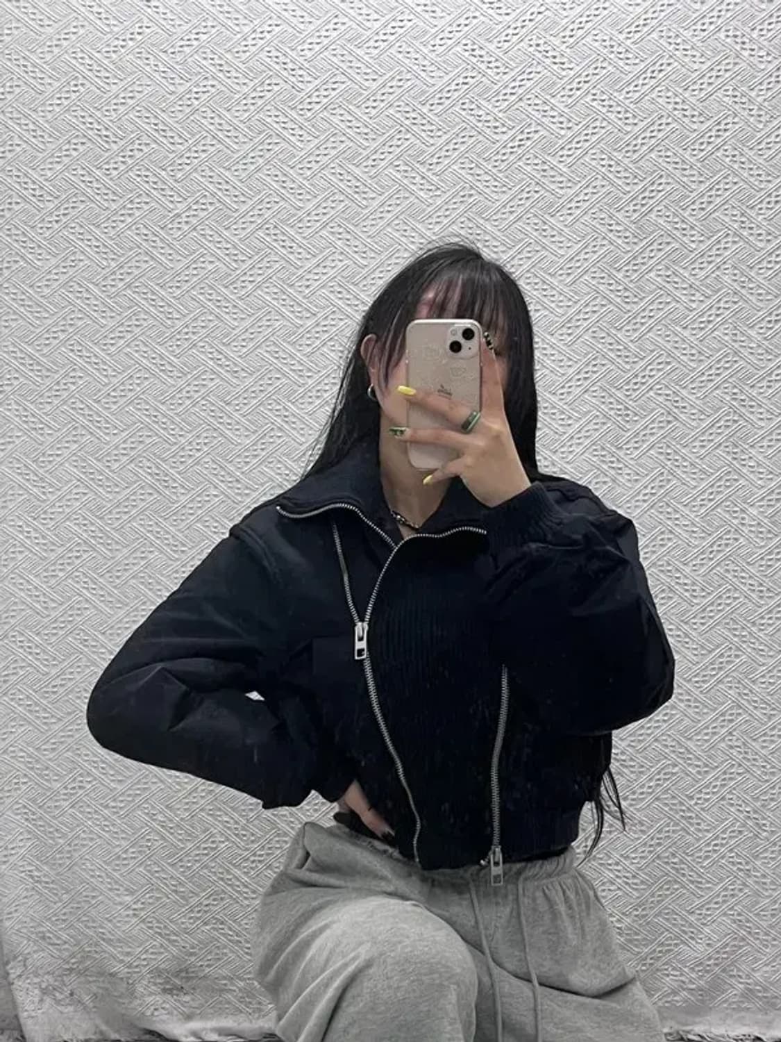 자라 락시크 지퍼 콘트라스트 항공점퍼 봄버 자켓 S C07505 상품이미지2