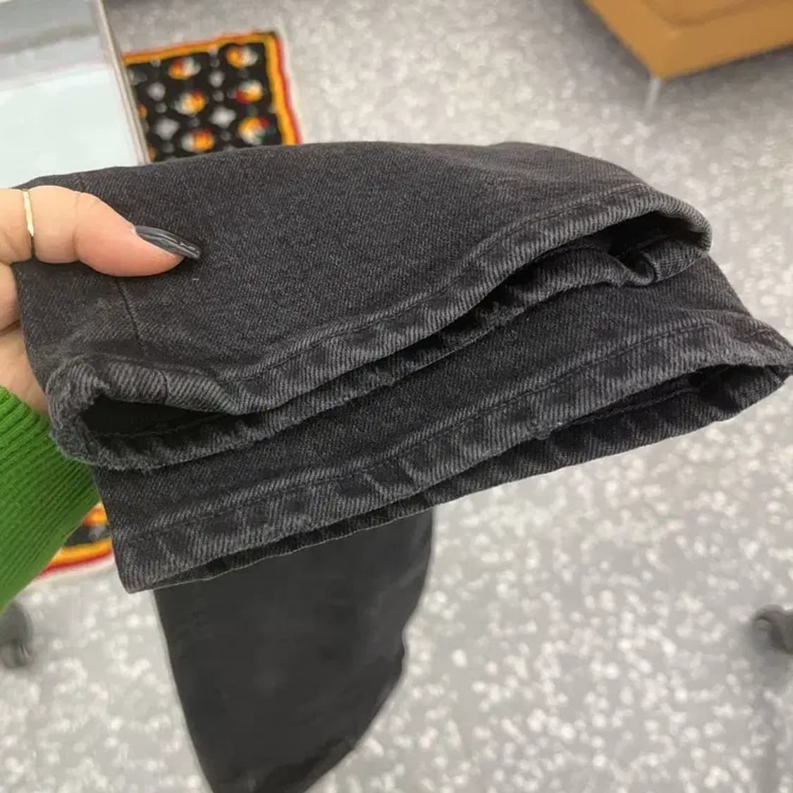 에이골디 모던시크 캐주얼 하이웨스트 데님팬츠 26인치 C07506 상품이미지6