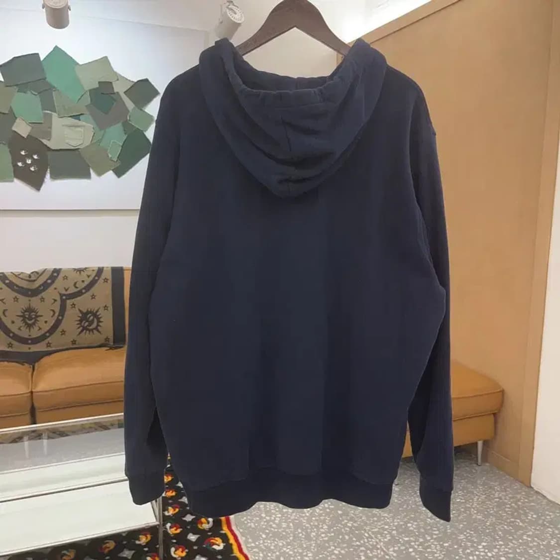 갭 올드스쿨 빈티지 오버핏 약기모 후드 집업 XL C07492 상품이미지4