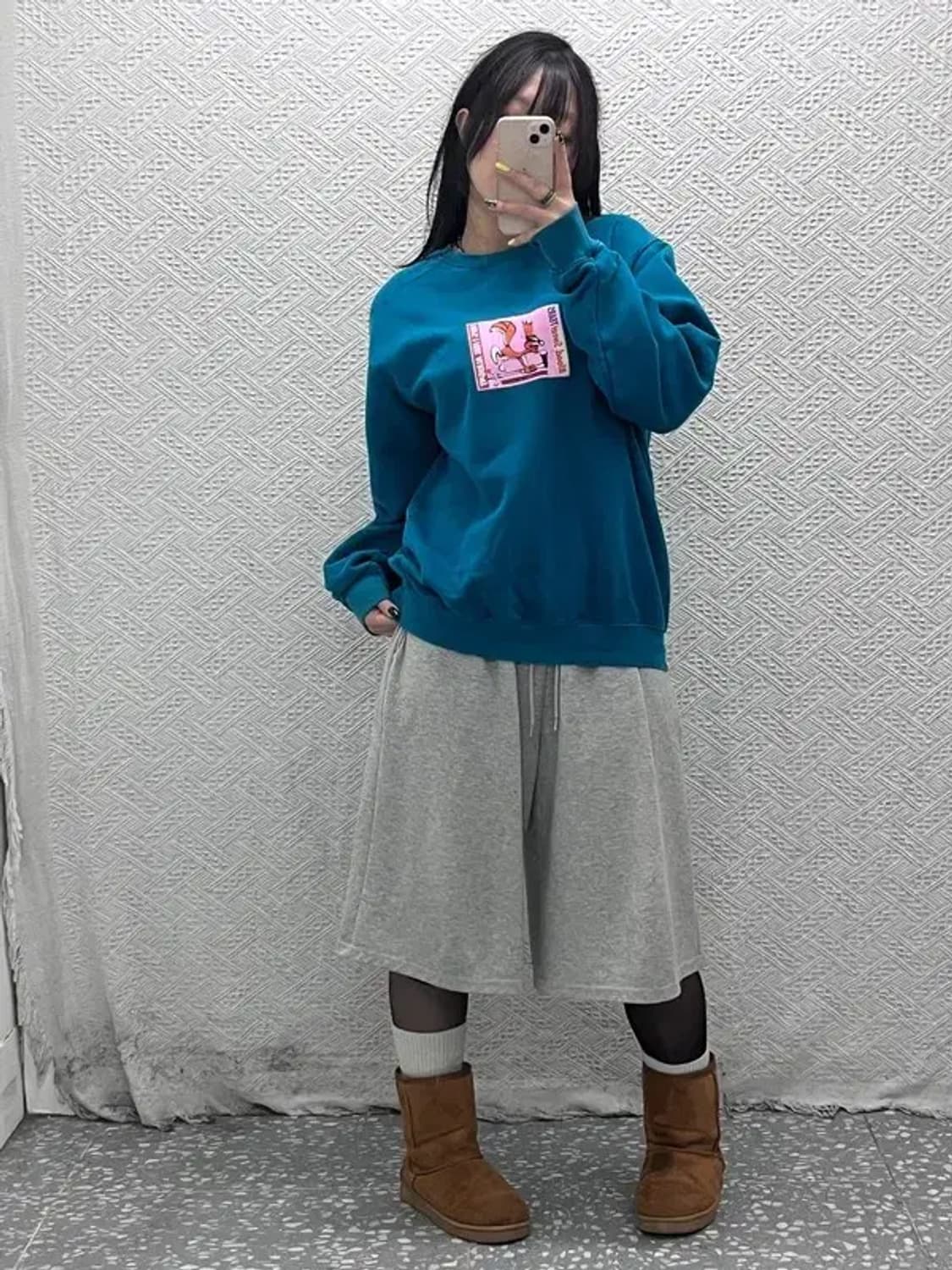 디스이즈네버댓 키치 카툰프린팅 약기모 맨투맨 M C07485 상품이미지2