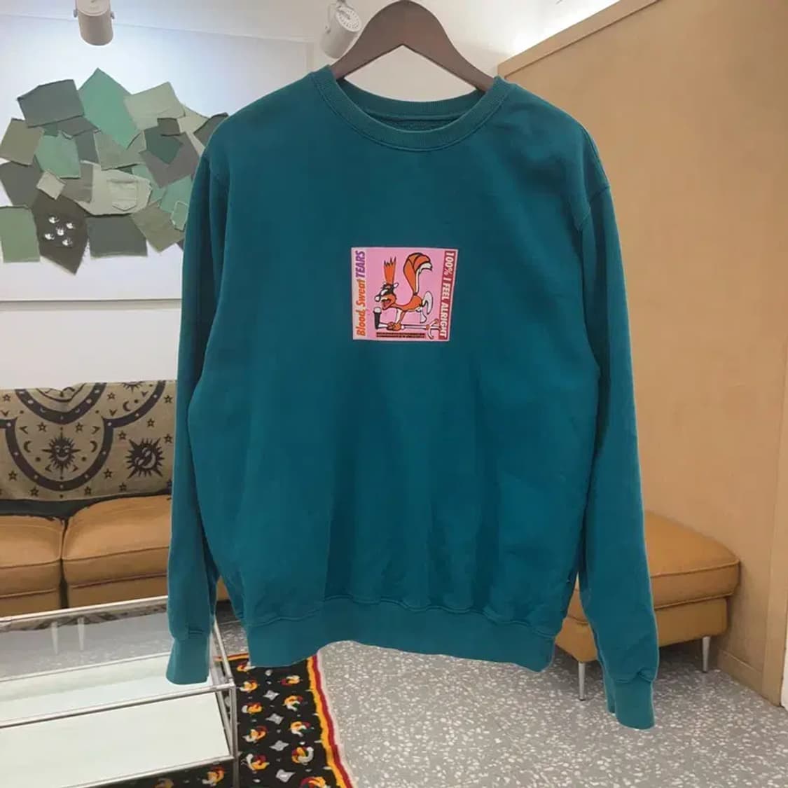 디스이즈네버댓 키치 카툰프린팅 약기모 맨투맨 M C07485 상품이미지3