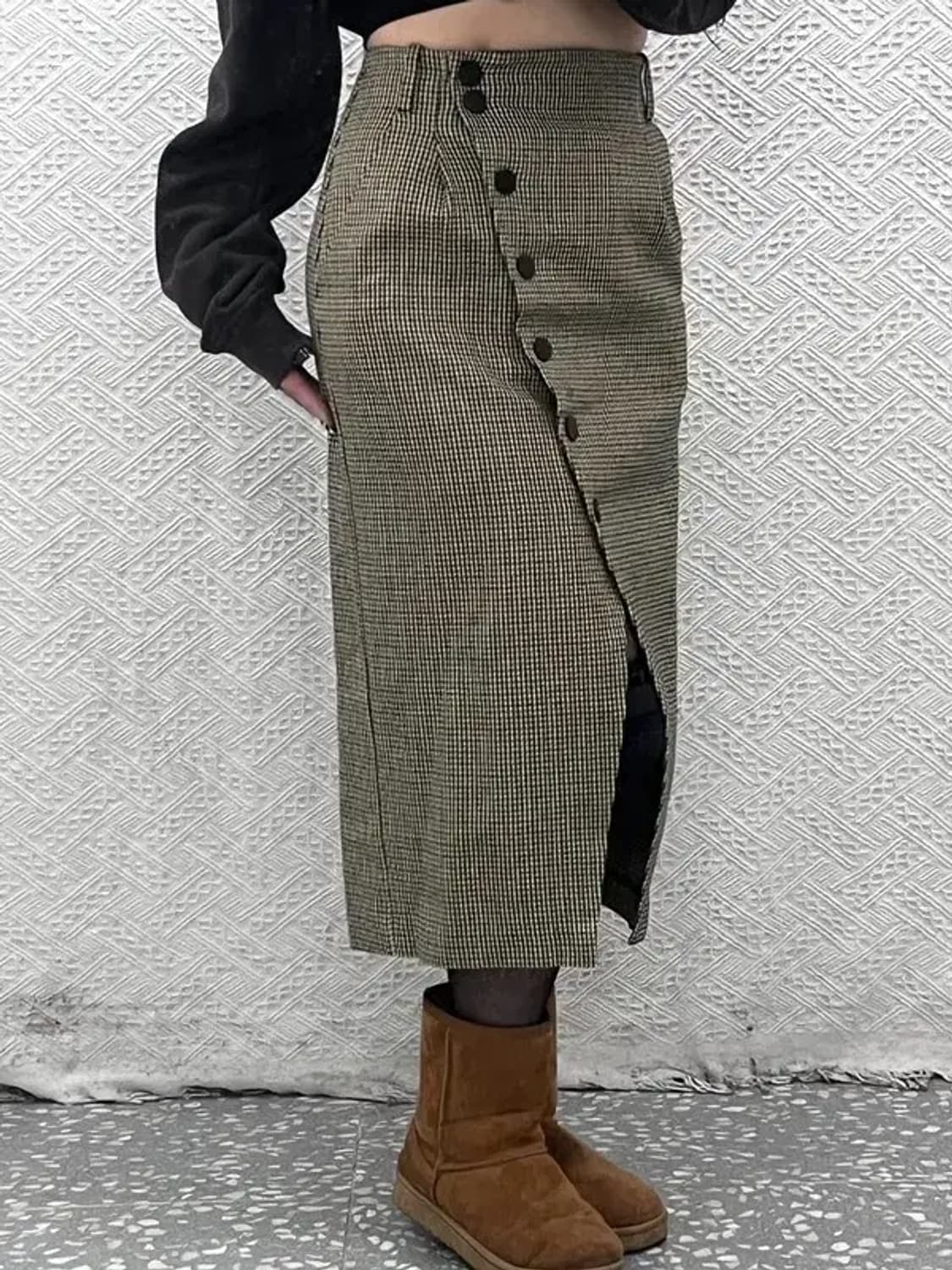 에이치앤엠 모던시크 하운드투스 랩 스커트 S C07508 상품이미지1