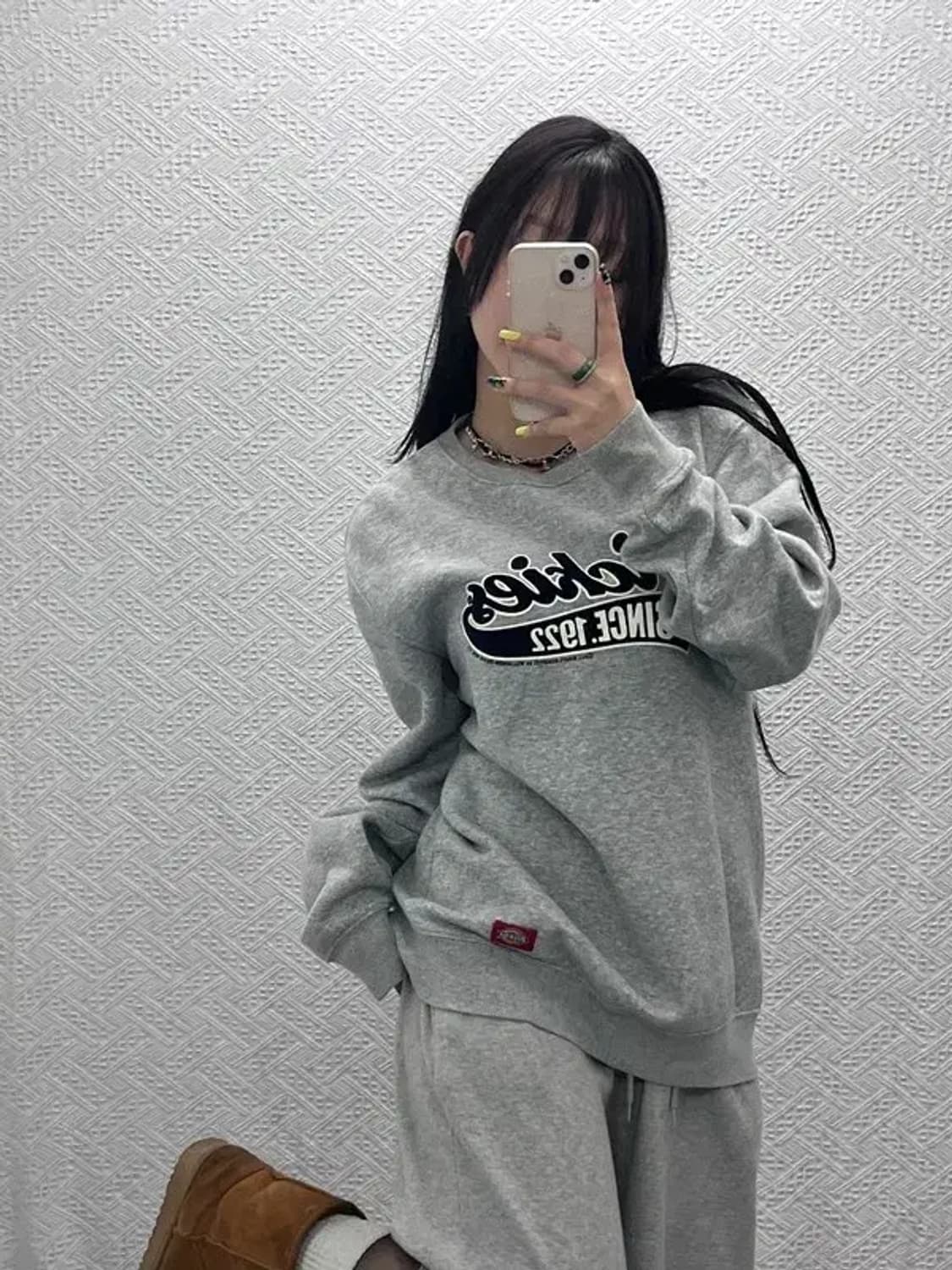 디키즈 올드스쿨 빈티지 빅로고 기모 맨투맨 XL C07498 상품이미지1