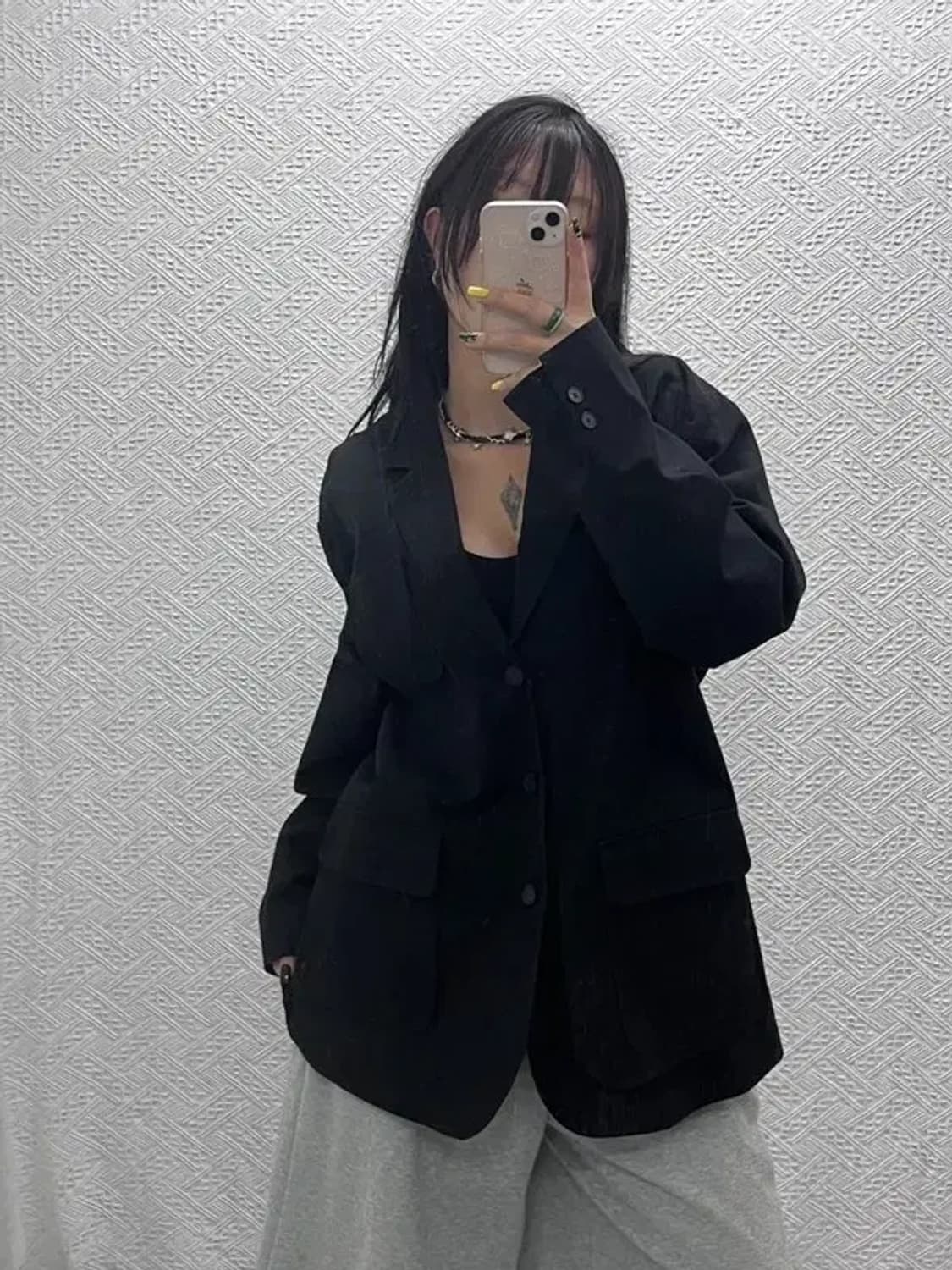 시도 SIIIIDO 베이직 모던시크 블레이저 자켓 L C07487 상품이미지1