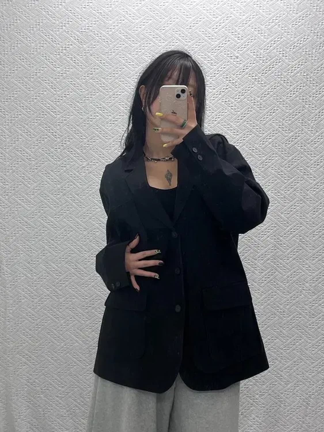 시도 SIIIIDO 베이직 모던시크 블레이저 자켓 L C07487 상품이미지2