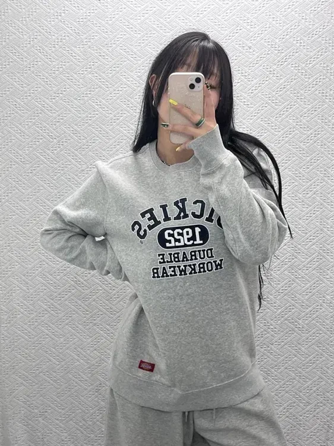 디키즈 올드스쿨 빈티지 캐주얼 아치로고 기모 맨투맨 XL C07499 상품이미지1