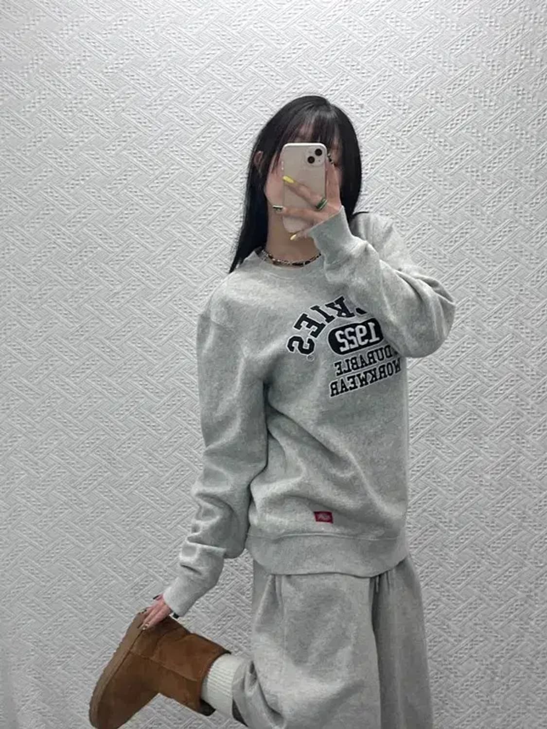 디키즈 올드스쿨 빈티지 캐주얼 아치로고 기모 맨투맨 XL C07499 상품이미지2