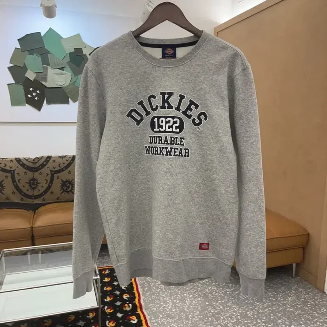 디키즈 올드스쿨 빈티지 캐주얼 아치로고 기모 맨투맨 XL C07499 상품이미지3