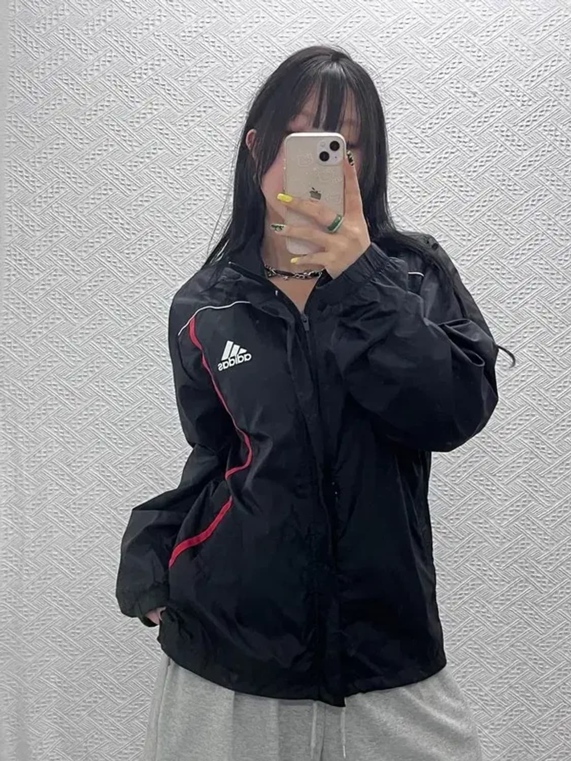 아디다스 올드스쿨 빈티지 바람막이 자켓 100 C07488 상품이미지1