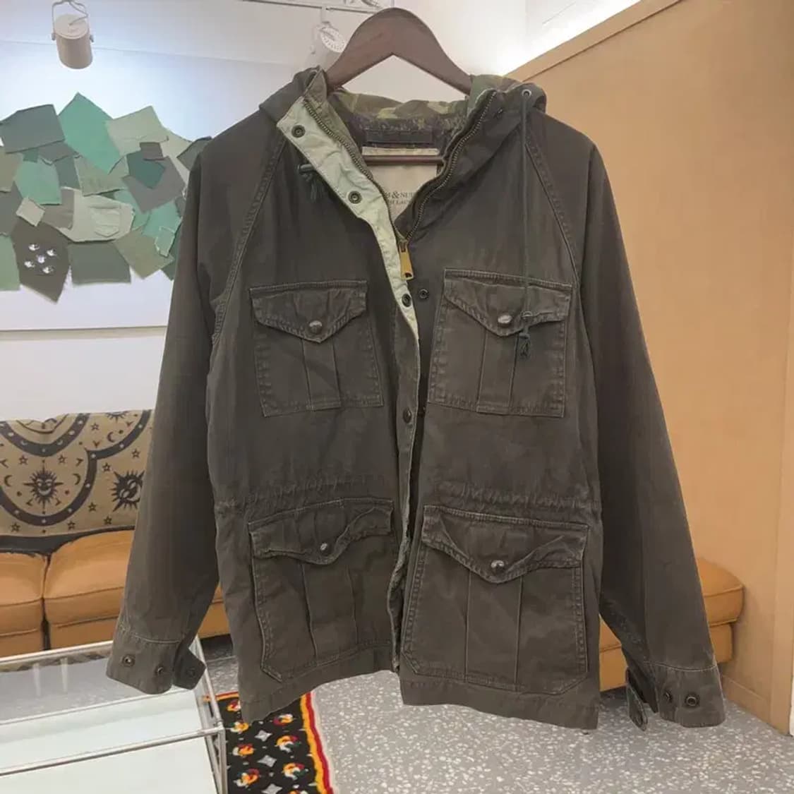 데님앤서플라이 랄프로렌 사파리 멀티포켓 워크 자켓 S C07500 상품이미지3