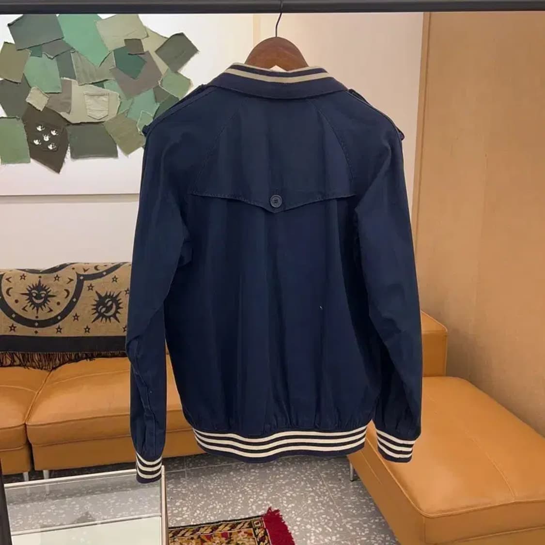 아디다스 흑탭 올드스쿨 프레피 블루종 자켓 105 C04944 상품이미지4