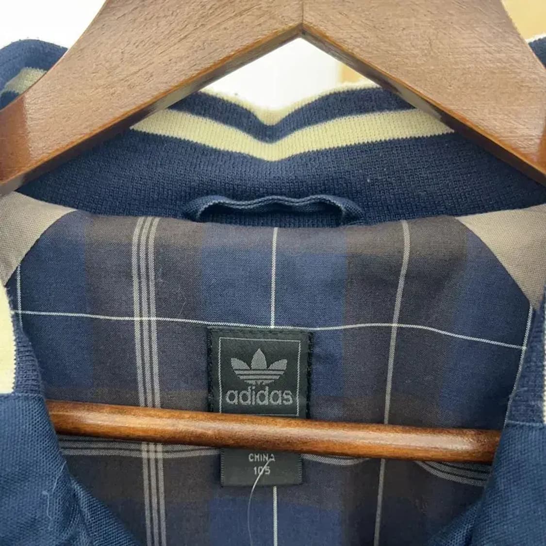 아디다스 흑탭 올드스쿨 프레피 블루종 자켓 105 C04944 상품이미지5