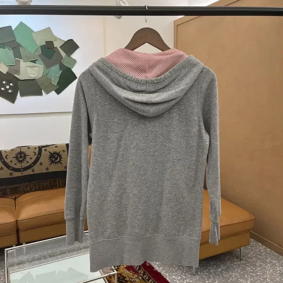 나이키 자수로고 핑크로고 롱 투웨이 후드집업 90 C05407 상품이미지4