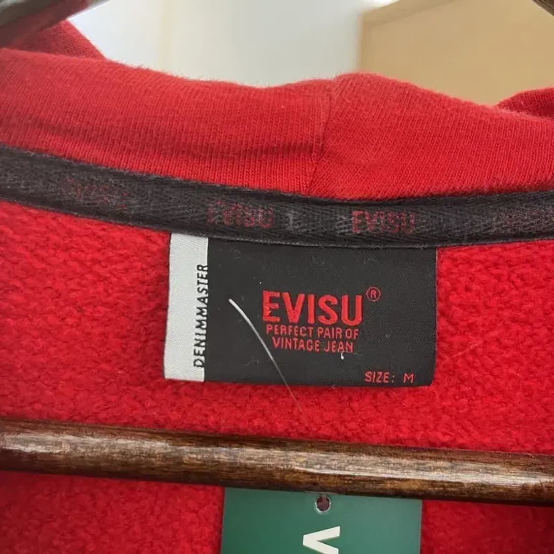 에비수 올드스쿨 삼색 약기모 후드집업 95 C05733 상품이미지6