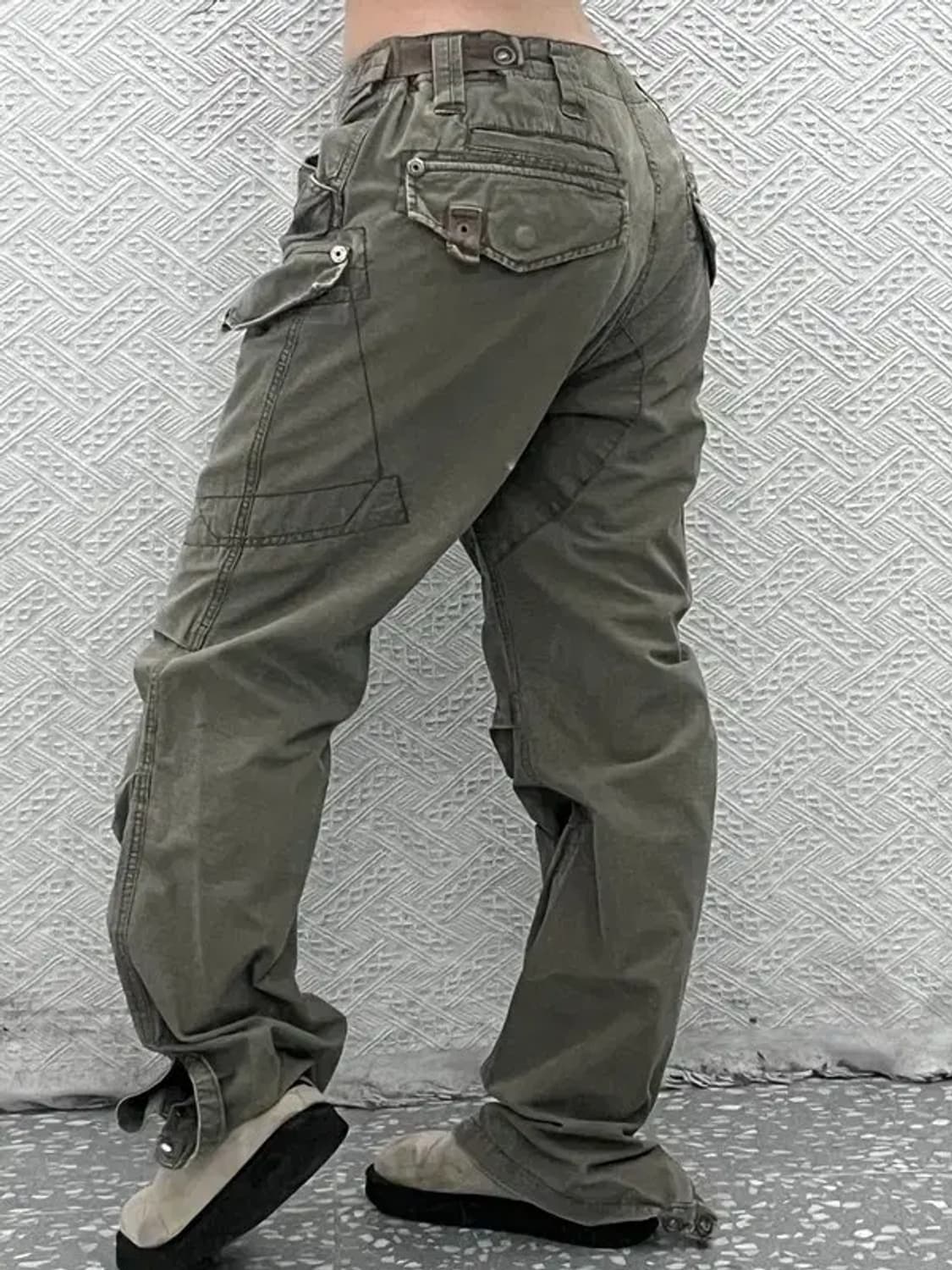 빈티지 올드스쿨 카고팬츠 면바지 80 C06020 상품이미지2