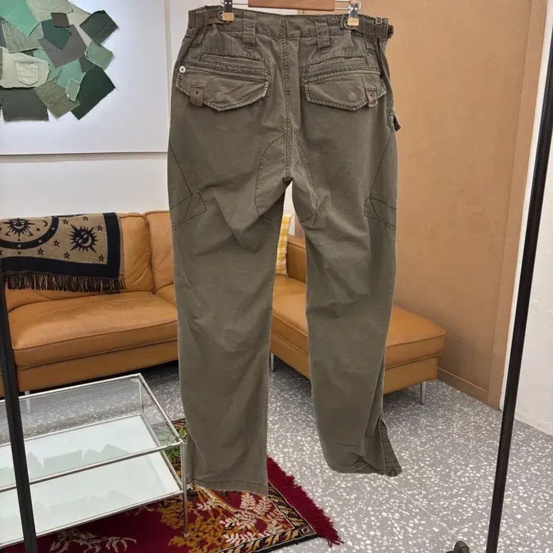 빈티지 올드스쿨 카고팬츠 면바지 80 C06020 상품이미지4