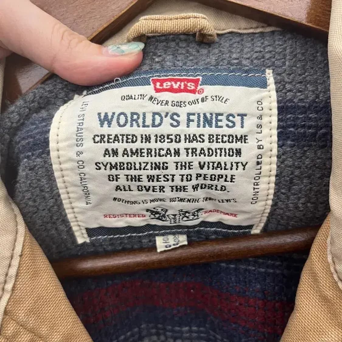 리바이스 90s 캔버스 오버핏 티트로이트 자켓 105 C05664 상품이미지5