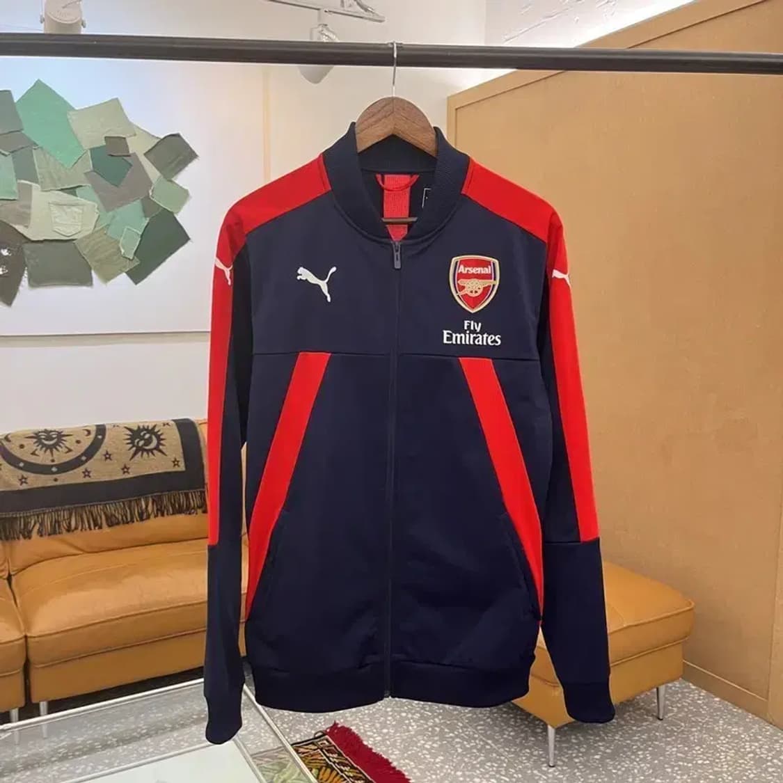 푸마 아스날 16-17 축구 트랙탑 져지 집업 95 C05819 상품이미지3