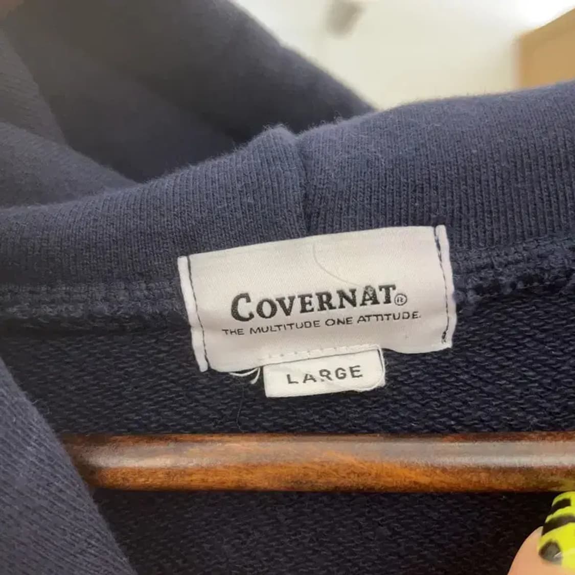 커버낫 올드스쿨 빈티지 캐주얼 스펠로고 후드티 L C07518 상품이미지5