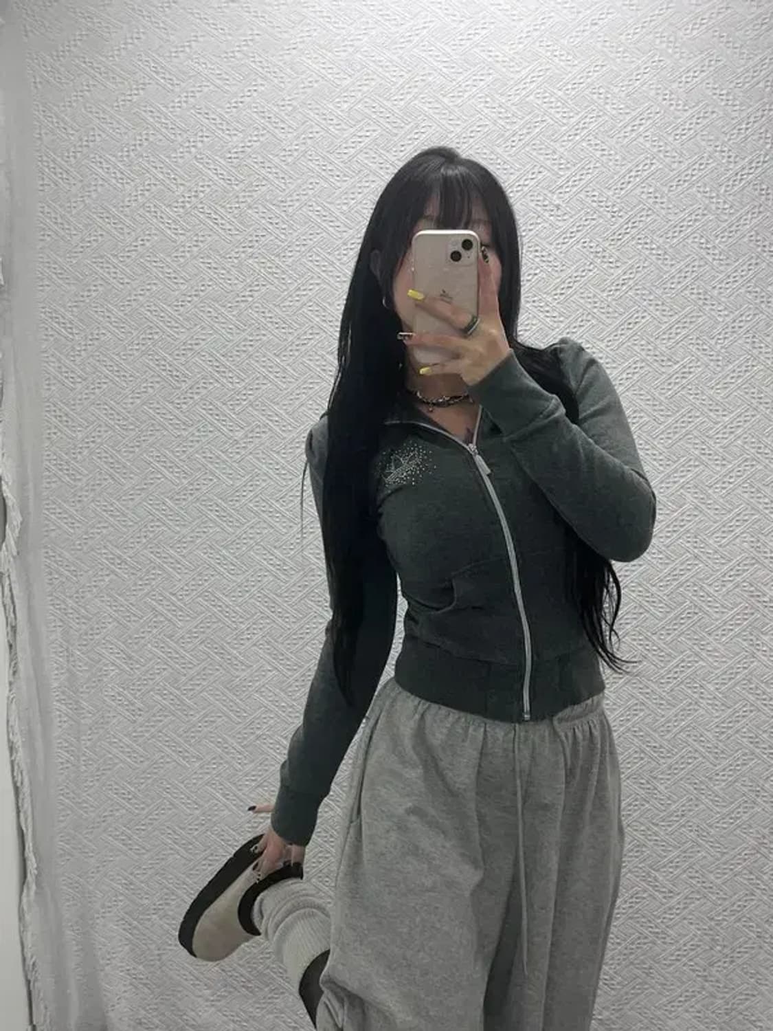 아디다스 Y2K 빈티지 큐빅패치 후드 집업 85 C07522 상품이미지2