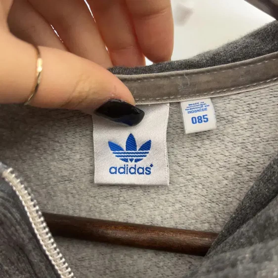 아디다스 Y2K 빈티지 큐빅패치 후드 집업 85 C07522 상품이미지5