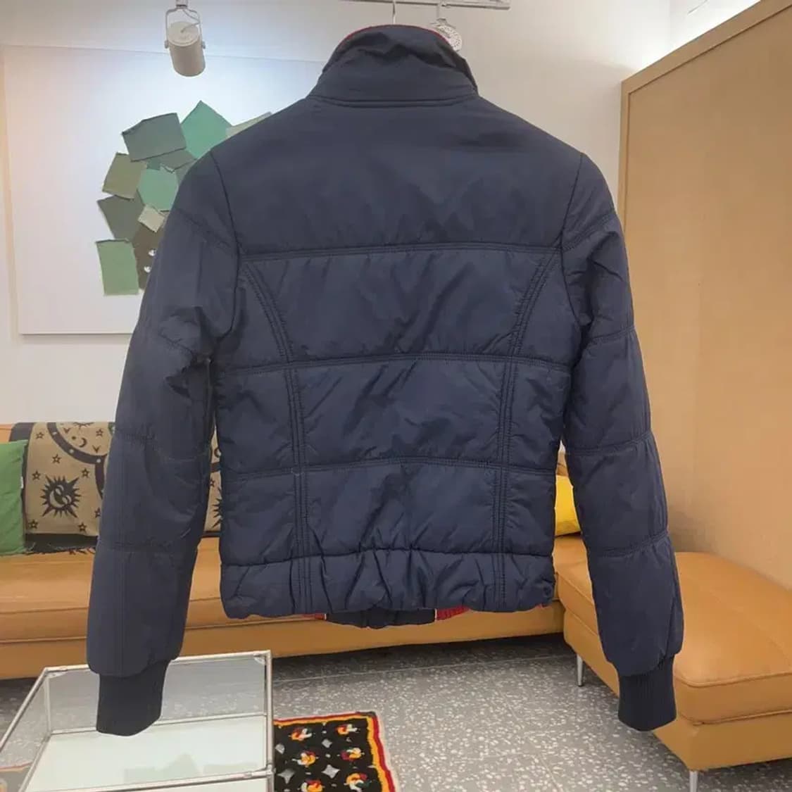 타미힐피거 올드스쿨 레트로 슬림핏 라인 패딩 S C07533 상품이미지4