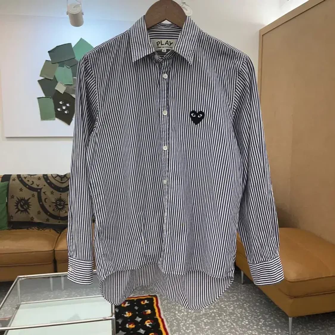 꼼데가르송 빈티지 스트라이프 키치 로고 셔츠 95 C07534 상품이미지3