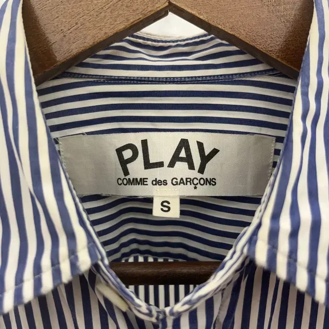 꼼데가르송 빈티지 스트라이프 키치 로고 셔츠 95 C07534 상품이미지5