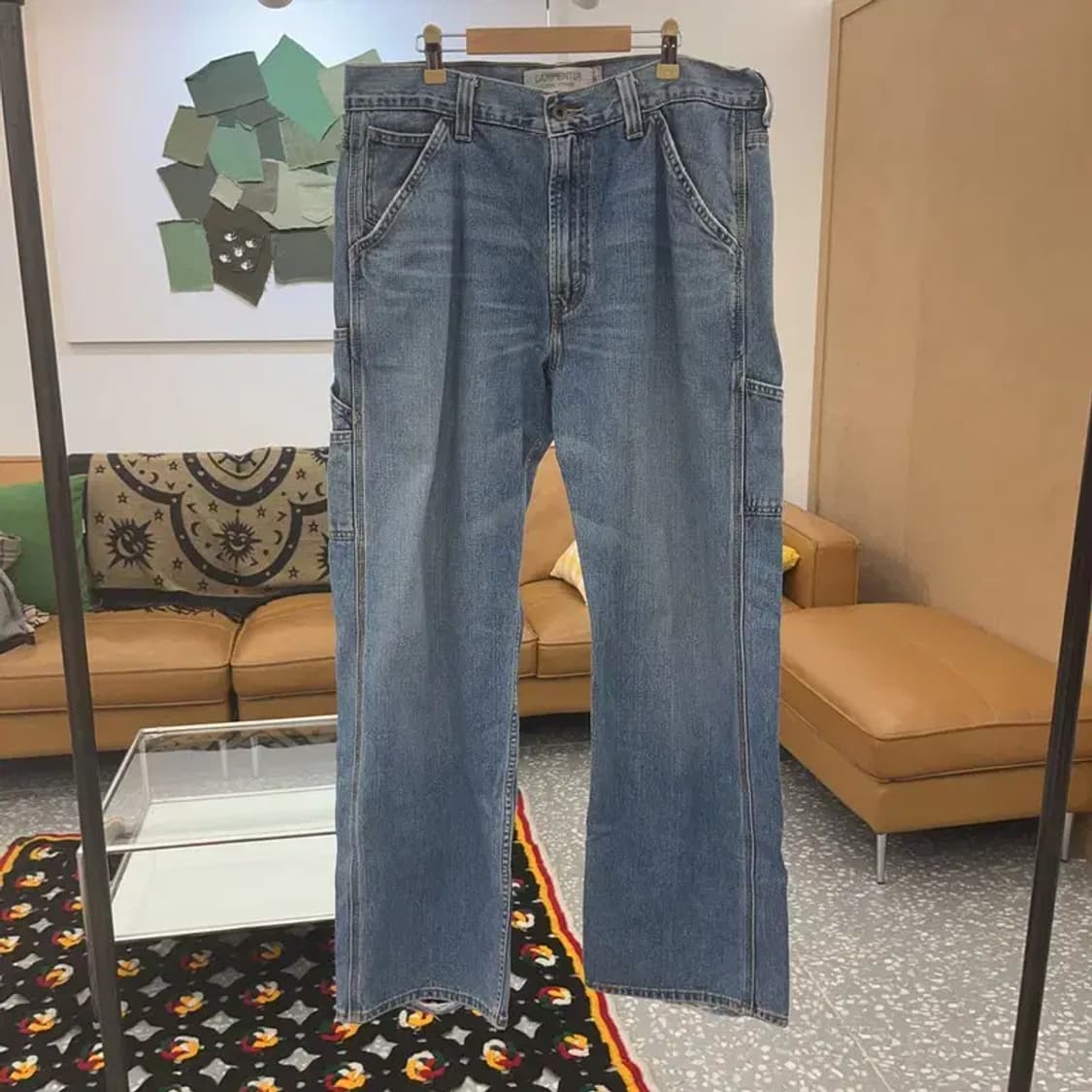 리바이스 카펜터 루즈스트레이트 데님팬츠 34인치 C07546 상품이미지3