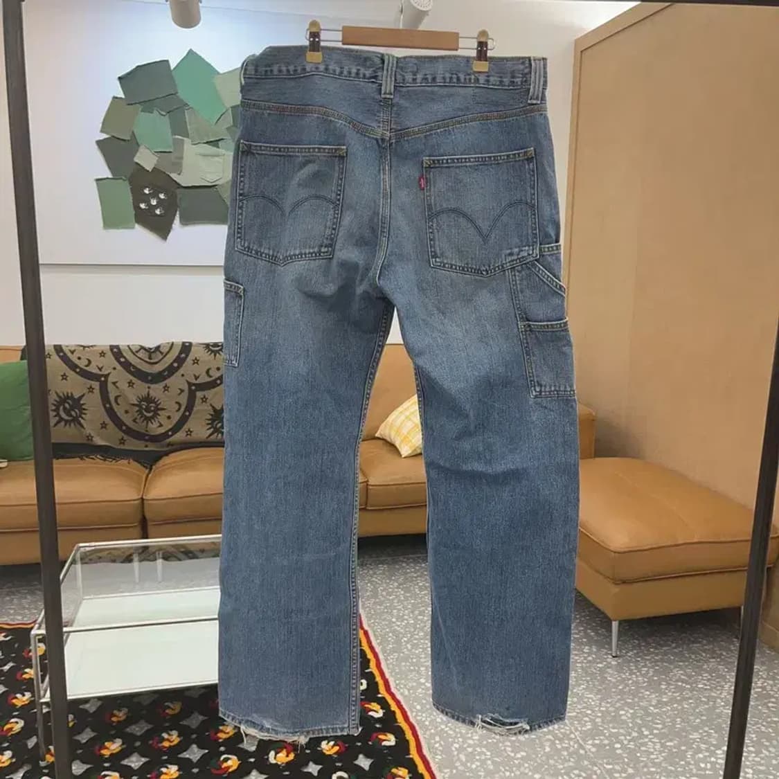 리바이스 카펜터 루즈스트레이트 데님팬츠 34인치 C07546 상품이미지4