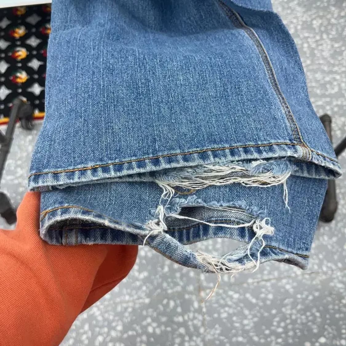 리바이스 카펜터 루즈스트레이트 데님팬츠 34인치 C07546 상품이미지6